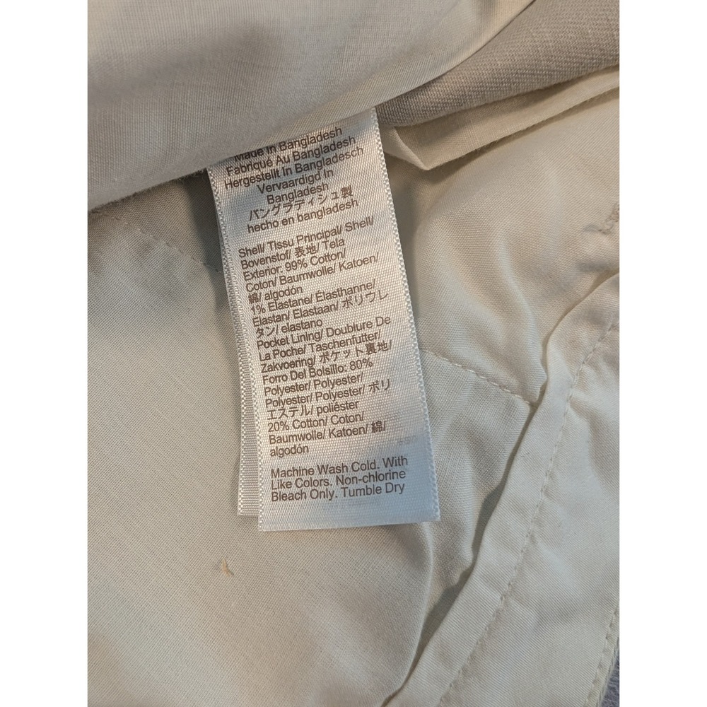 J.Crew Chino Shorts Mens 33 Stone 7" Inseam Stretch Cotton Twill NWT - Picture 5 of 5